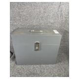 Steel locked storage bin