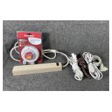First alert smoke & fire alarm & extension cords