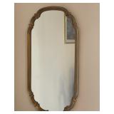 Vintage Golden Framed Contemporary Mirror