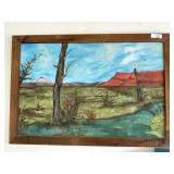 Farm painting