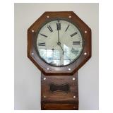 Vintage Octagon Pendulum Wall Clock