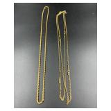 Monet Gold chain, Twisted Golden chain