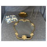 Decorative Mirror Lily Coaster and more
