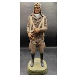 Vintage Michael Garman Aviator 11" Sculpture