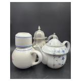 Pewter Coffee Pot, Floral Coffee Pots