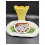 Villeroy and Boch Platter and Flat Plate,