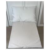 Elevated Pillow and Standard Pillow