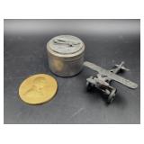 Lindbergh Trinket Box, Lindbergh Medal Replica