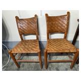 Brown Wicker Chairs(2)