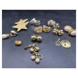 Fashion Golden/Silver Clip Earrings