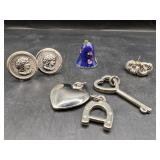Pendants, Cufflinks, Bell, Cable Stretch Ring