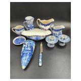 Blue and White Dishes (see description for info)