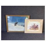 Pheasant Print, Wolf print