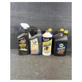 Brake Fluid, Transmission Fluid and Motor Oil