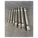 7 Flexible Head Socket Wrenches