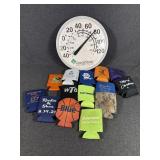Can Coozies, Wall Thermometer