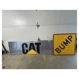 Metal Cat Wall Decor Sign, Metal Road Sign