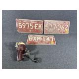 License Plates and Fishing Reels
