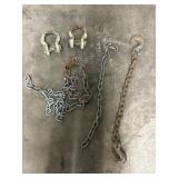 Towing Shackles (2) and Chains