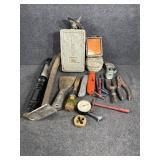 Metal Box with assorted Drill Bits