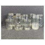 Assorted Glass Jars