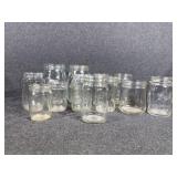 Assorted Glass Jars