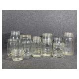 Assorted Glass Jars