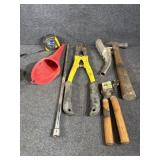 WOODEN Handle Hammer, Glass Cutter
