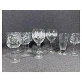 Glass Wine and Champagne Glasses
