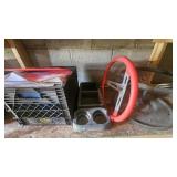 Steering Wheel (2), Center Console, Milk Crate o