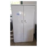 Metal Cabinet With Contents
