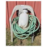 Plastic Chair, Hose, Hand Pump