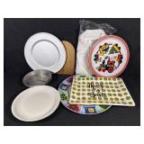 Assorted Platters, Small Cutting Board