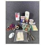 Lotion, Scissors, Thermometer, Wipes