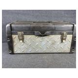 Metal & Plastic Tool Box With Assorted Hardware