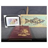 Wicker Basket, Picture Frame, Face Masks