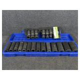 6PC Swivel Socket Set, 14 Metric Impact Sockets
