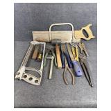 Rubber Mallet, Hinged Pipe Cutter, Hand Saw