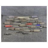 Push Drill, Assorted size Screwdrivers