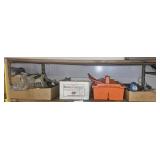 Hand Rasp, Caulk Gun, Bolts And Nuts, Fishing