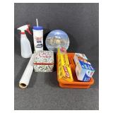 Cling Seal, Spray Bottle, Sandwich Bags, Tins
