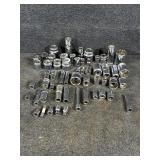 Assorted Blackhawk Sockets 1/4,3/8 &1/2 Drive