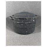 Enamel Coated Stock Pot with Lid