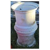 15x14 White Rims, for 1/2 ton Chevy