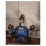 Benchtop 6in Bench Grinder with Work Light.