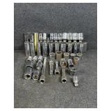 Assorted 3/8 Metric Sockets
