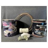 Copper Tubing, Bath Drain Triplever Style
