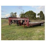 1992 Diamond D 26ft Tandem Axel Gooseneck Trailer
