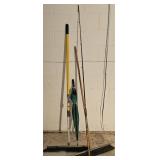 Push Brooms(2), Fishing Pole, Umbrella