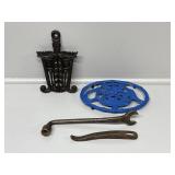 Griswold Trivet, Cast Iron Trivet, Stove Handel